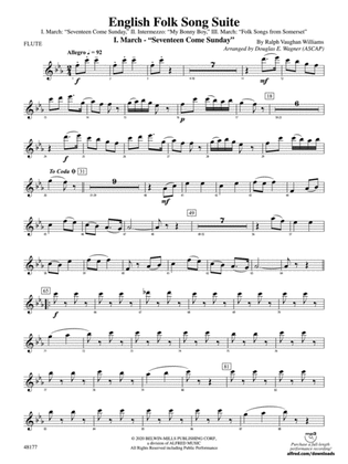 English Folk Song Suite: Flute
