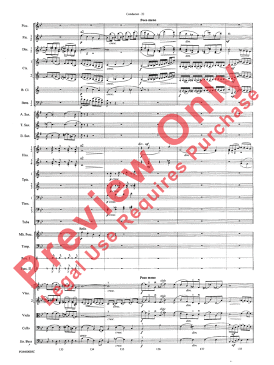 An American in Paris Suite Full Orchestra scores gallery preview page 26