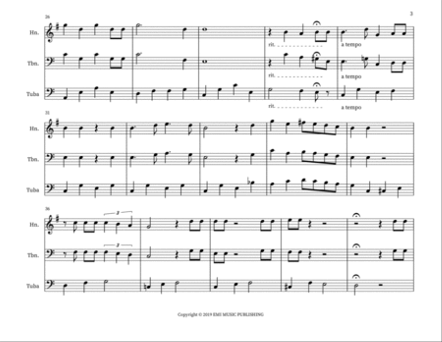I Want An Old Fashioned Christmas Small Ensemble scores gallery preview page 3