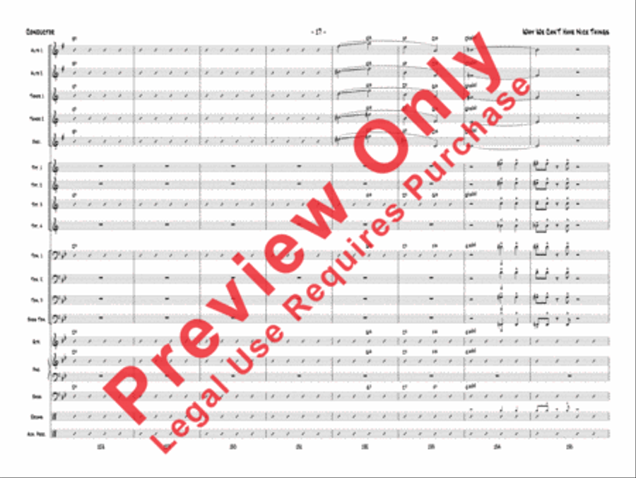 Why We Can't Have Nice Things Jazz Ensemble scores gallery preview page 18