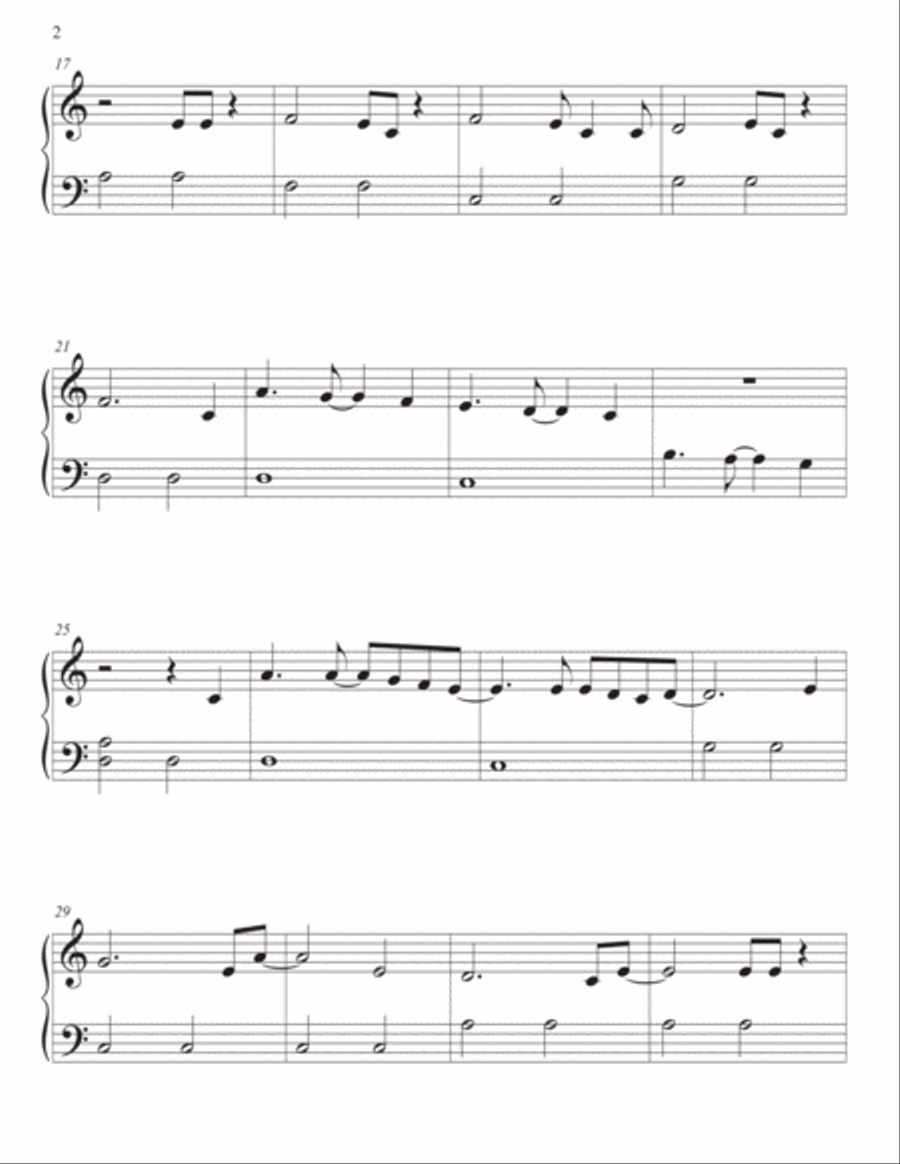 All Of Me Easy Piano scores gallery preview page 2