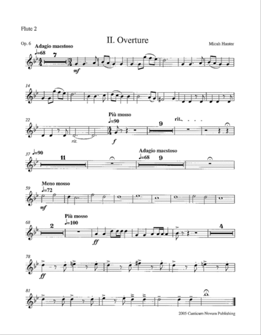 He was Called Jesus, A Sacred Cantata, Instrumental Parts 3-Part scores gallery preview page 4