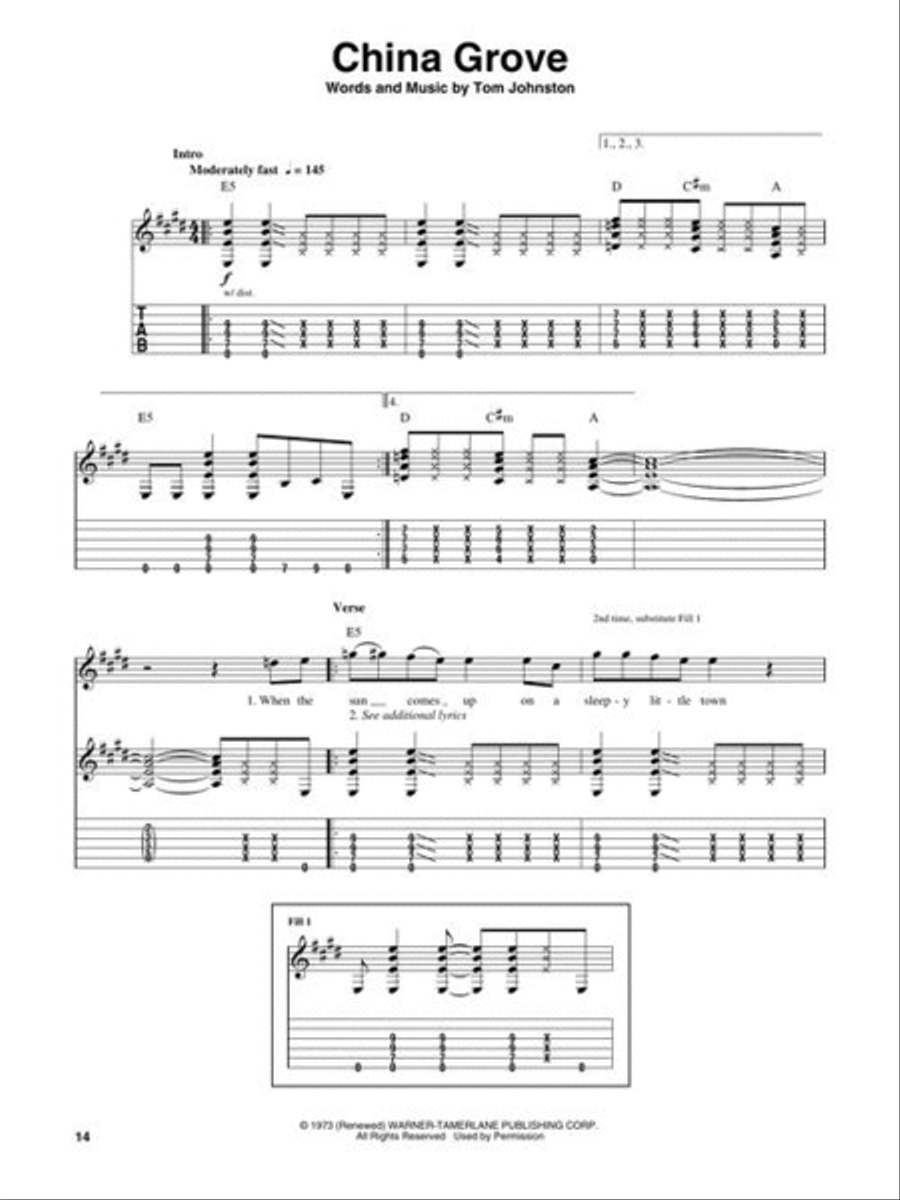 The Doobie Brothers The Doobie Brothers Electric Guitar scores gallery preview page 6