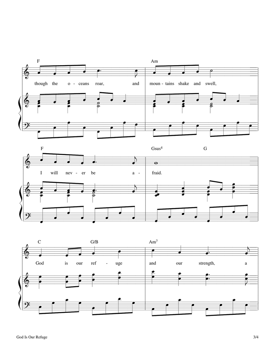 God Is Our Refuge (Psalm 46) image number null