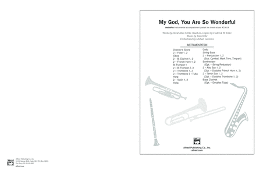 My God, You Are So Wonderful Choir scores gallery preview page 1