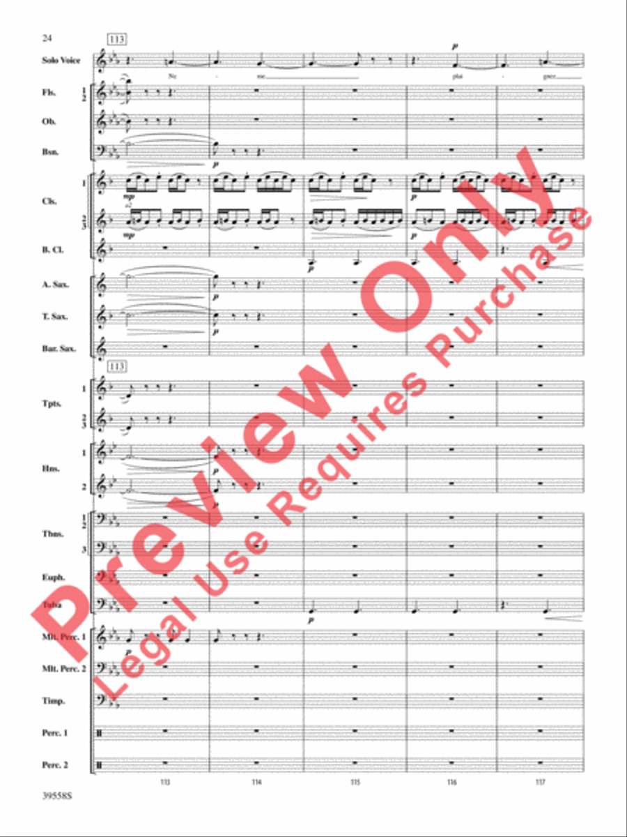 I Was Born for This Concert Band scores gallery preview page 25