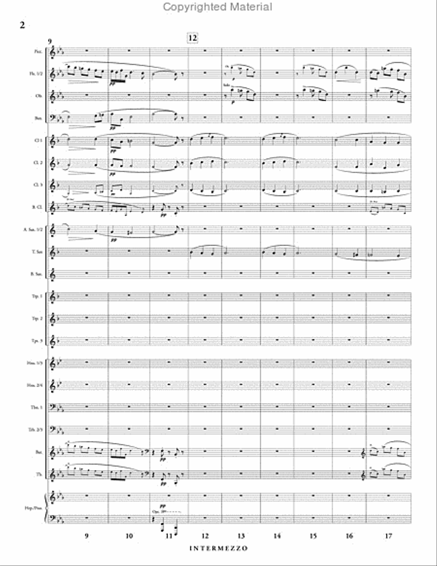 Intermezzo Concert Band scores gallery preview page 3