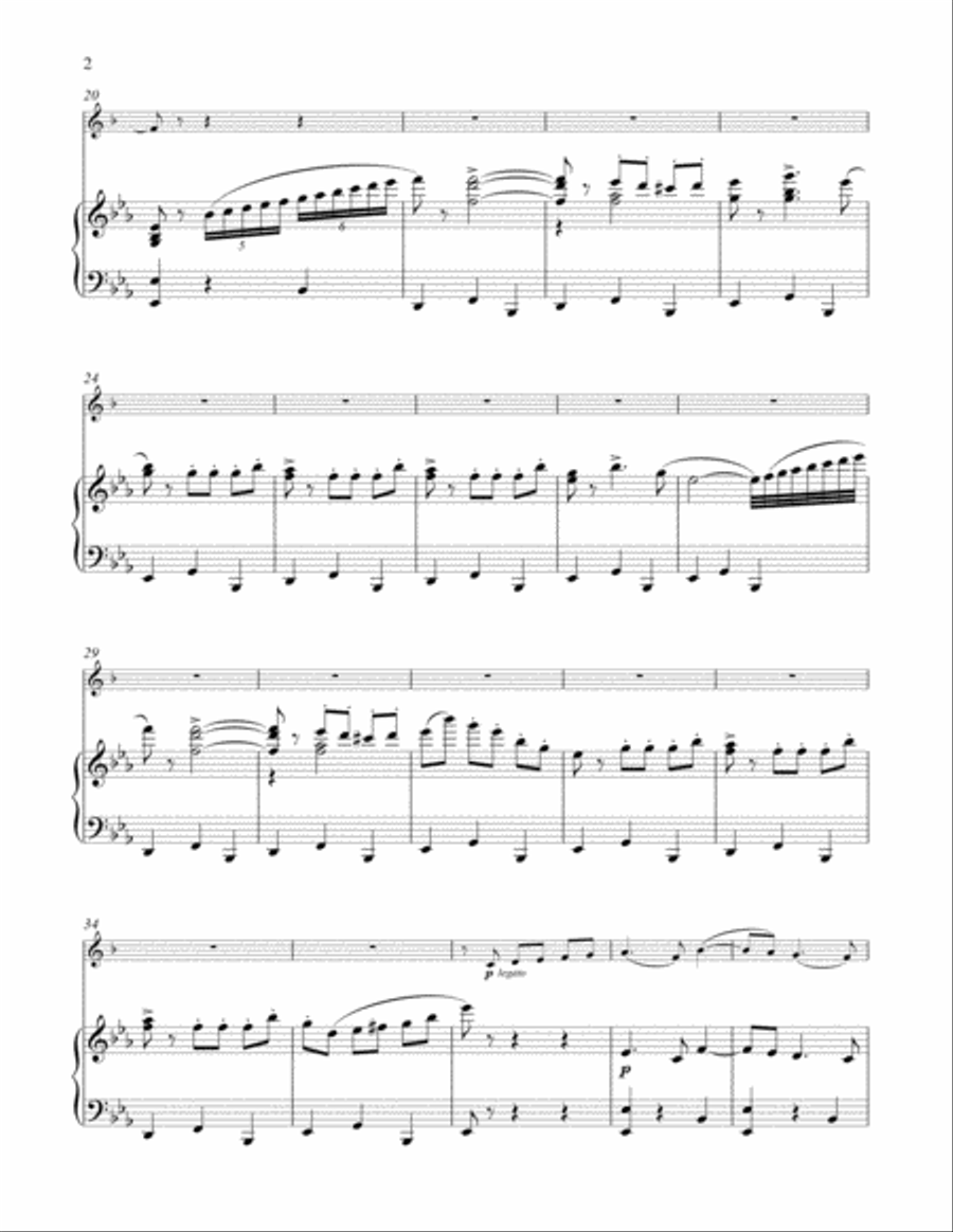 Spanish Dance (from The Nutcracker) Clarinet Solo scores gallery preview page 2