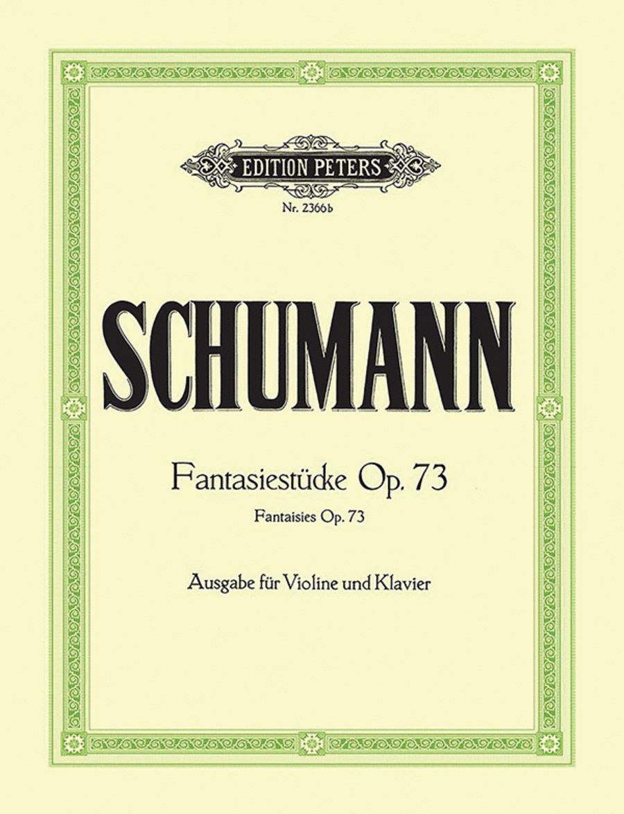 Fantasiestücke op. 73 for Violin and Piano