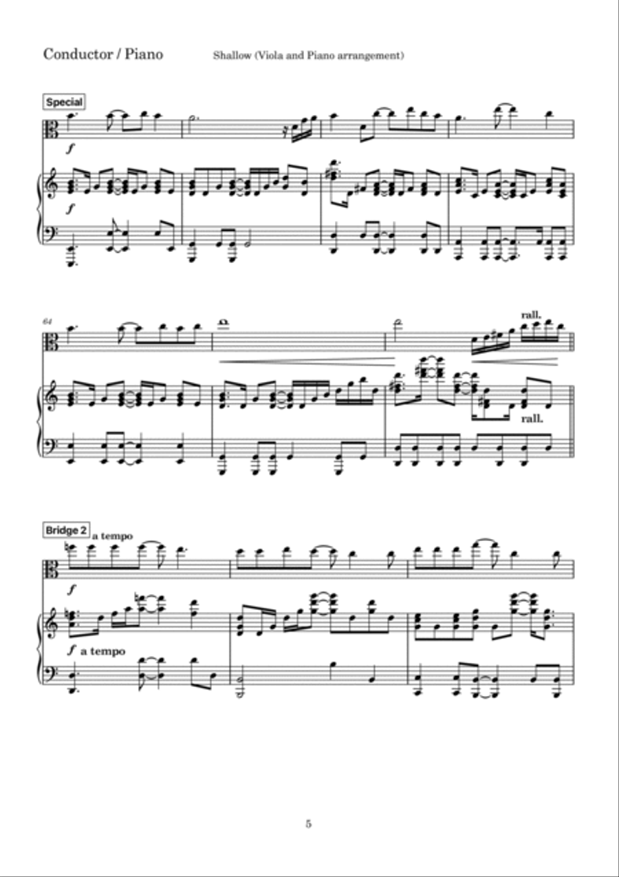 Shallow Viola scores gallery preview page 5