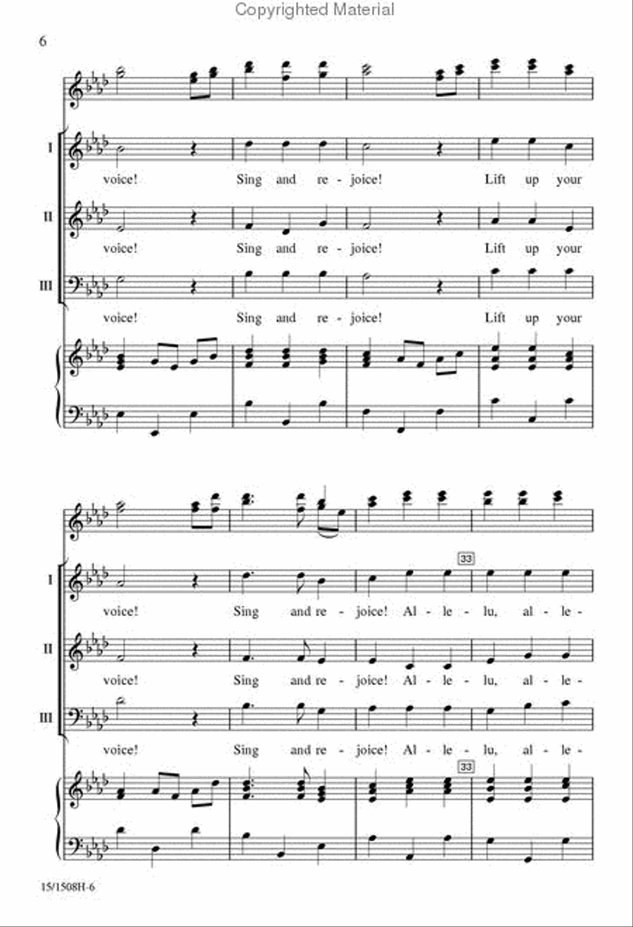 Lift Up Your Voice 4-Part scores gallery preview page 5