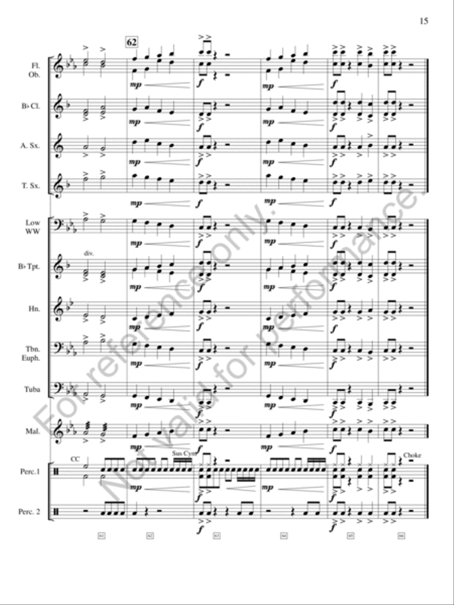 Synergetic Synergetic Concert Band scores gallery preview page 16