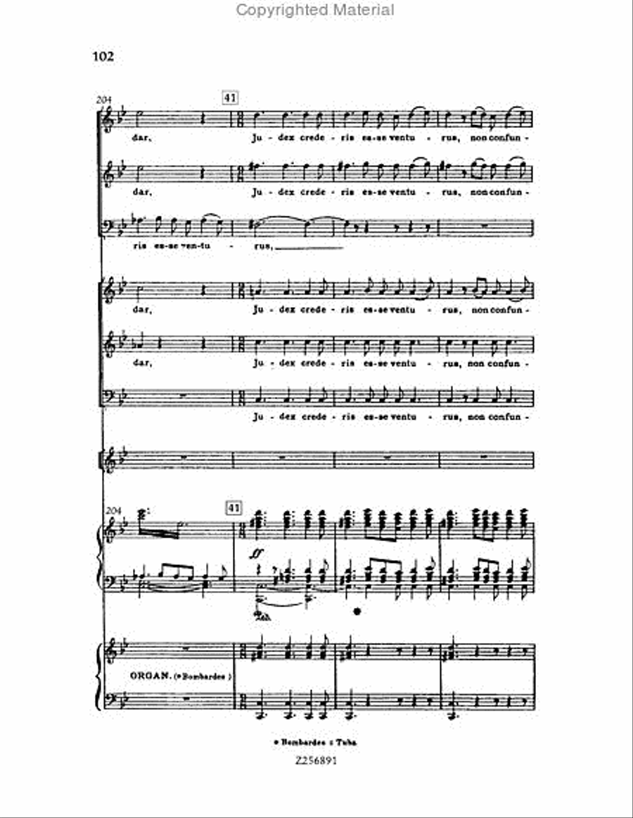 Te Deum, H 118 Choir scores gallery preview page 102