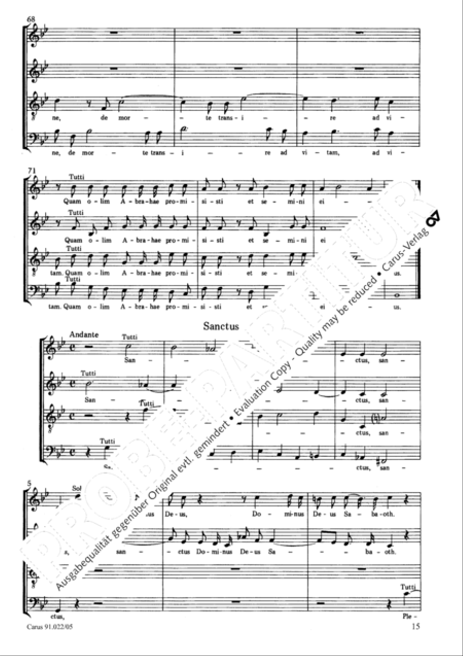 Requiem in B Requiem in B 4-Part scores gallery preview page 16