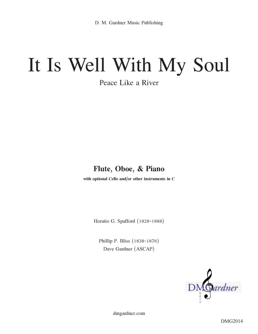 It Is Well Chamber Music scores gallery preview page 1