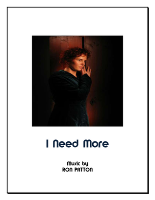 Book cover for I Need More