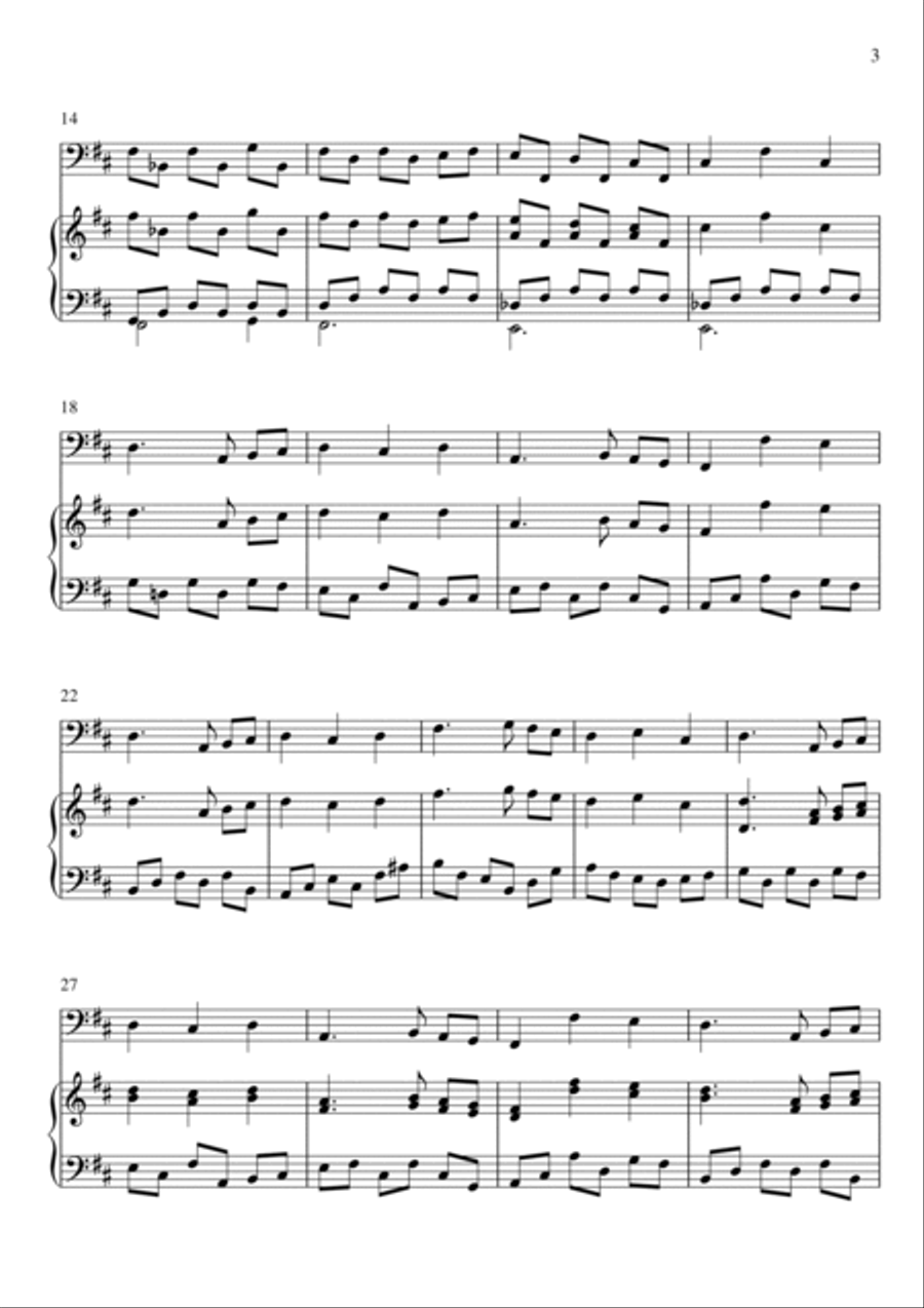Fallen Down (from Undertale) Small Ensemble scores gallery preview page 3