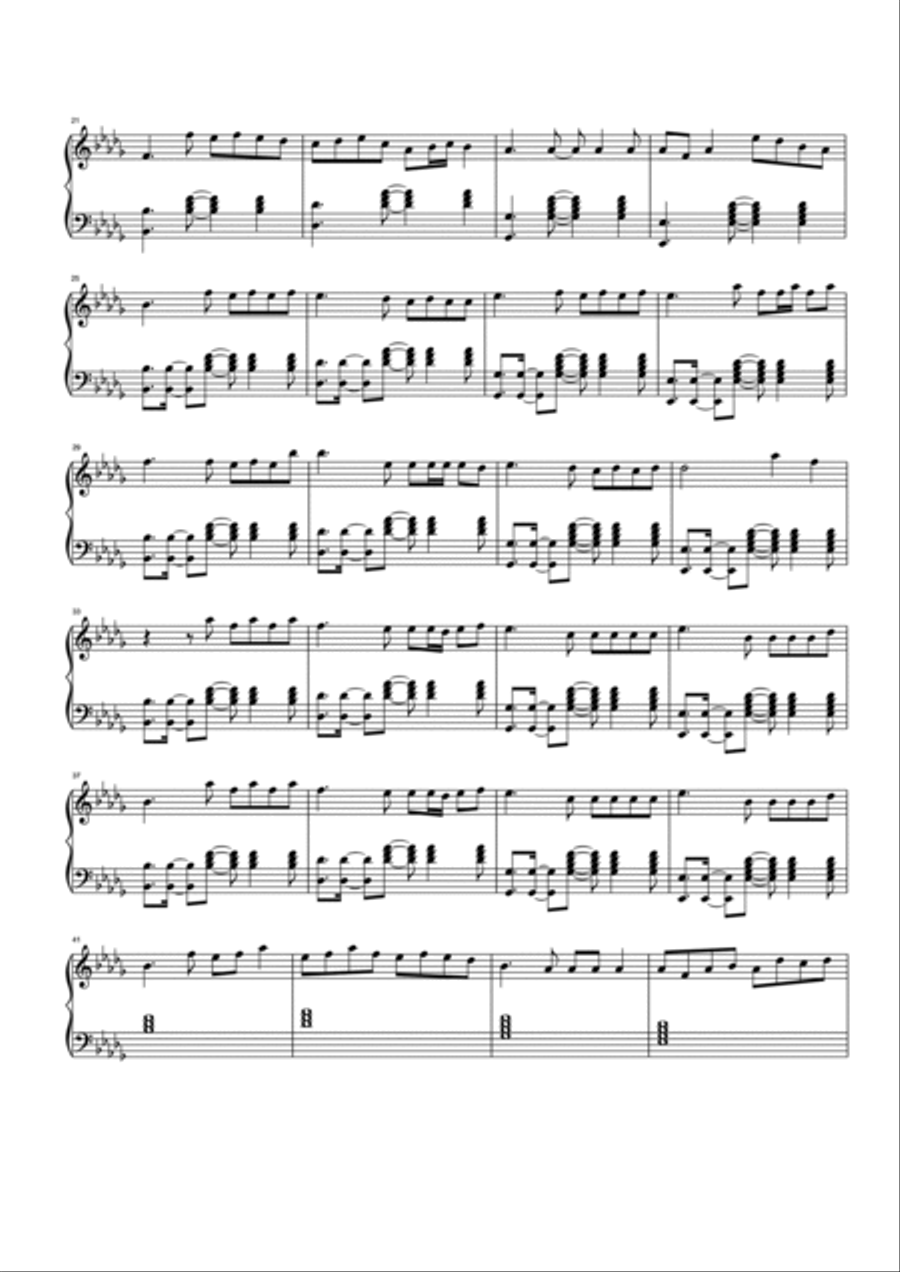 Dancin Dancin Piano Solo scores gallery preview page 2