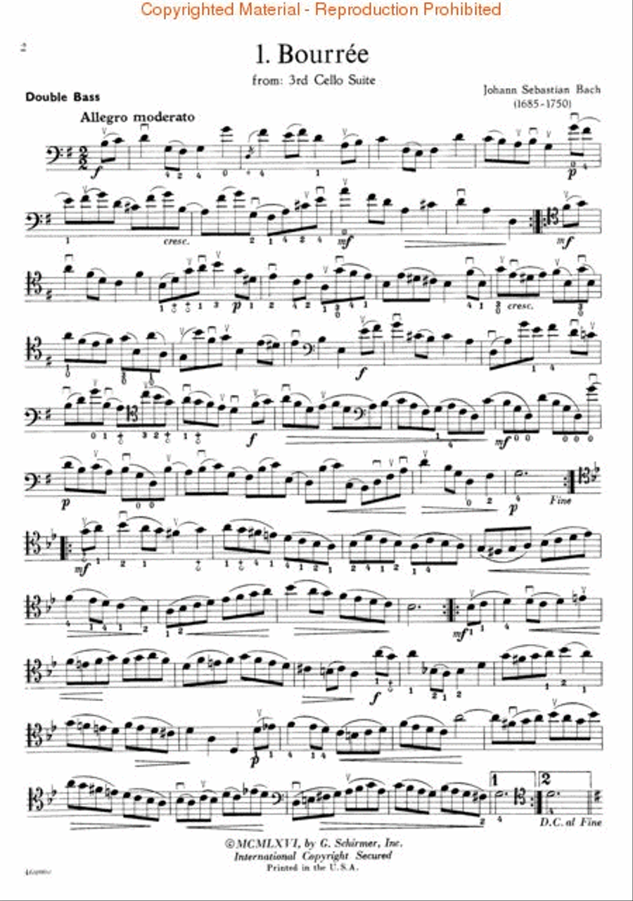 Solos for the Double Bass Player Double Bass scores gallery preview page 3