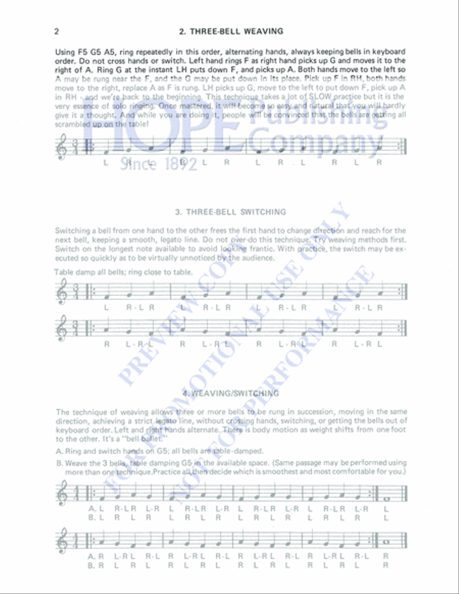 Songs for the Solo Ringer, Vol. 1 Percussion scores gallery preview page 3