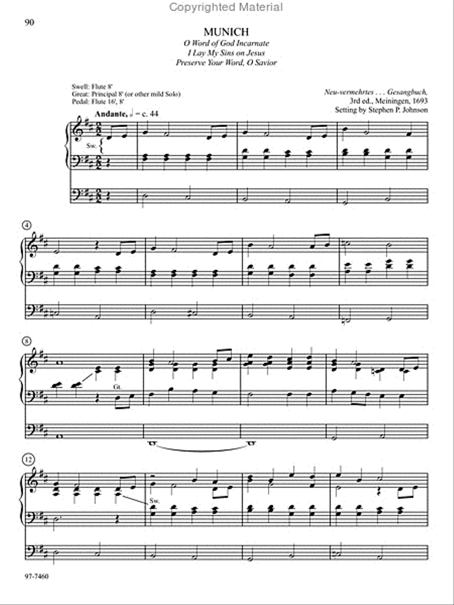 Hymn Prelude Library: Lutheran Service Book, Vol. 7 (M) Organ scores gallery preview page 11