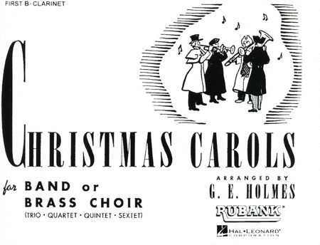 Christmas Carols For Band or Brass Choir - 1st Bb Clarinet (Concert Band)