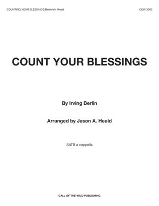 Book cover for Count Your Blessings Instead Of Sheep
