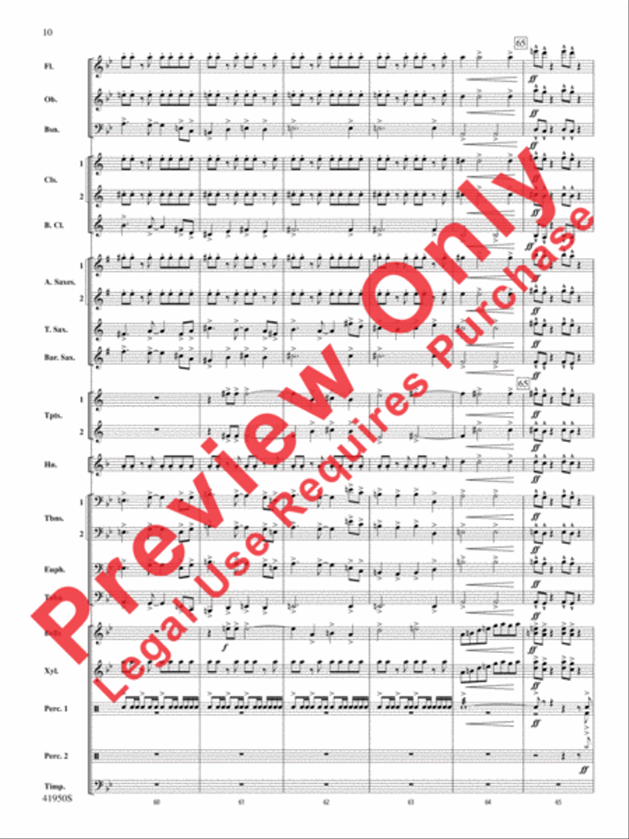 Mechanism Concert Band scores gallery preview page 11