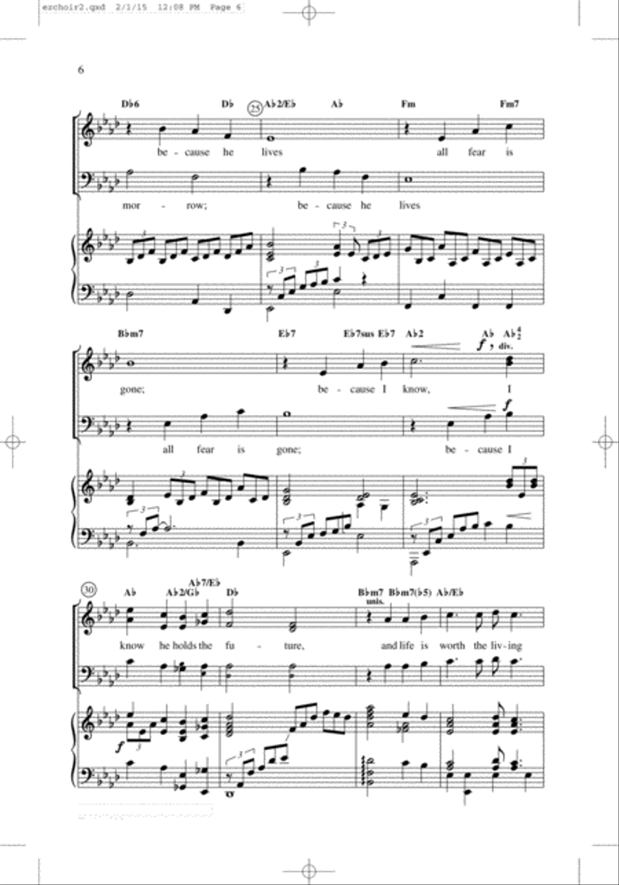 Easy Choir, Vol. 2 Easy Choir, Vol. 2 3-Part scores gallery preview page 4