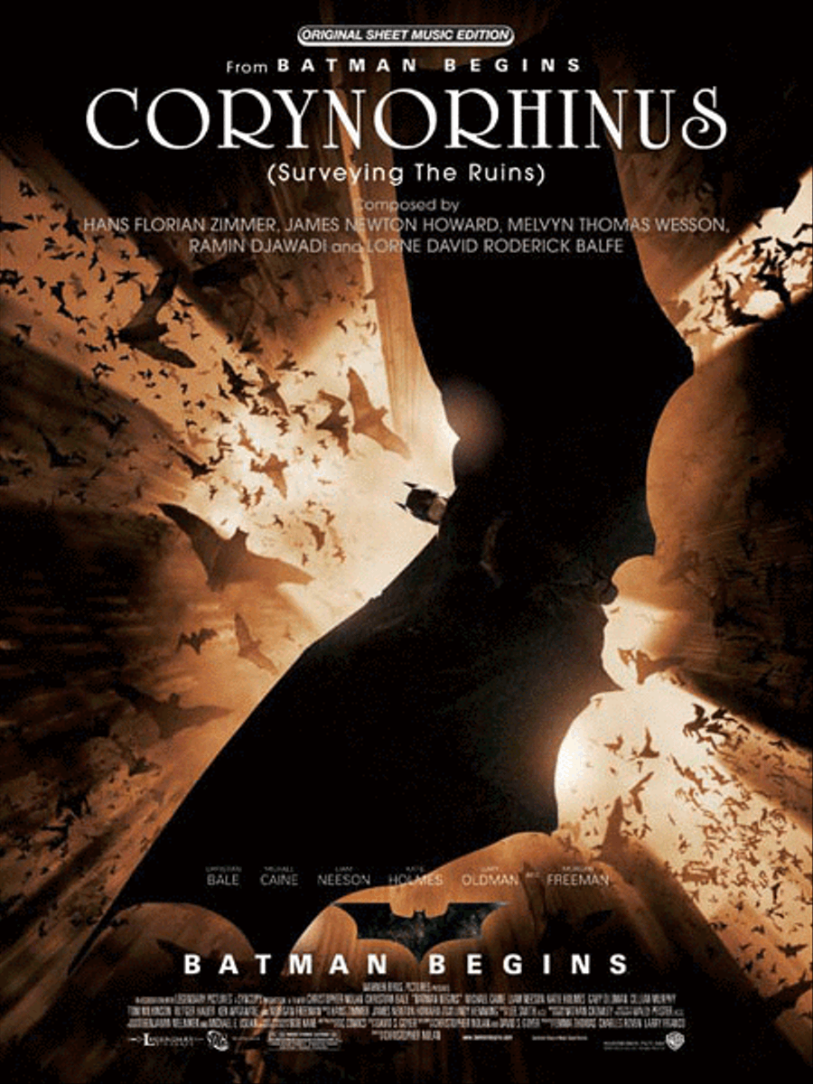 Corynorhinus (Surveying the Ruins) - from Batman Begins Small Ensemble scores gallery preview page 1