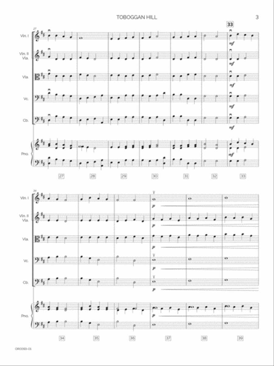 Toboggan Hill String Orchestra scores gallery preview page 6