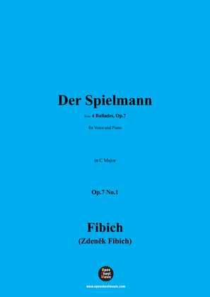 Fibich-Der Spielmann(Hráč),in C Major ,Op.7 No.1