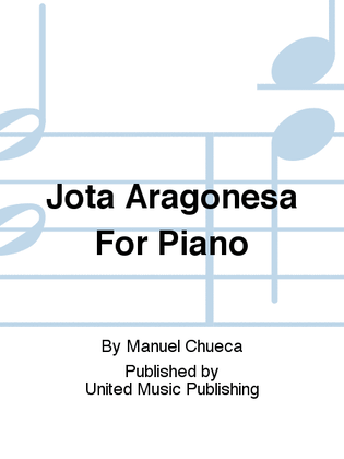 Jota Aragonesa For Piano