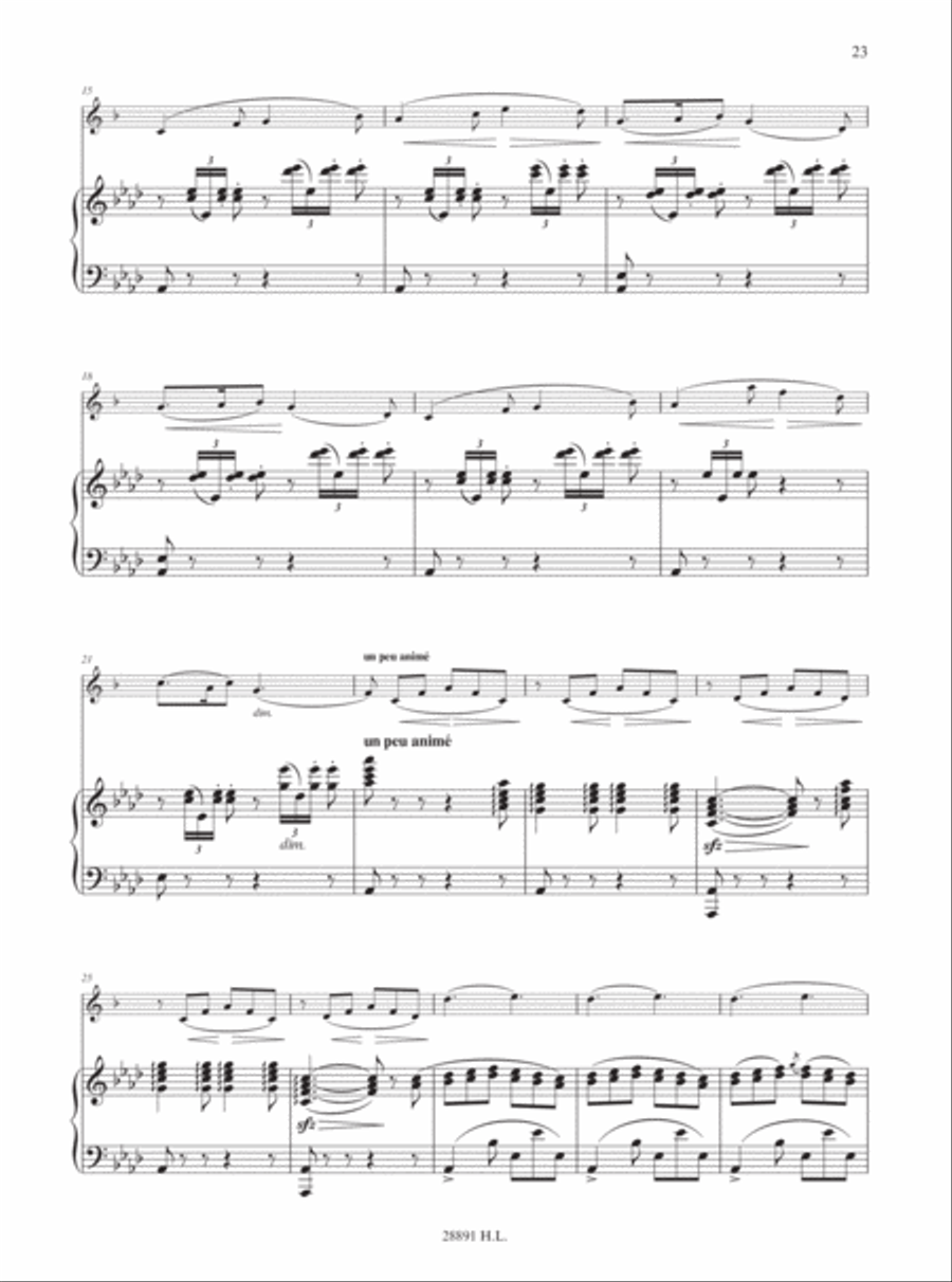 Adolphe Sax Album Piano Accompaniment scores gallery preview page 3