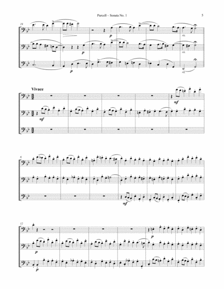 Sonatas 1-6 for Three Euphoniums Volume 1