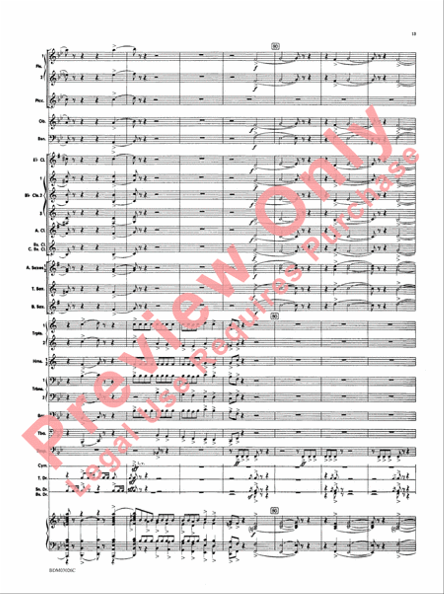 Festivo - Cs Concert Band scores gallery preview page 16