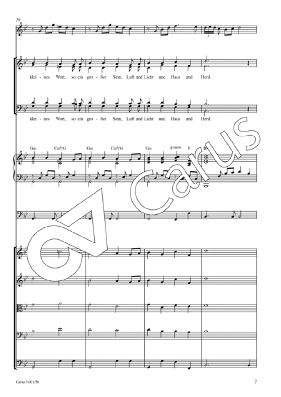Friedenslied 4-Part scores gallery preview page 8