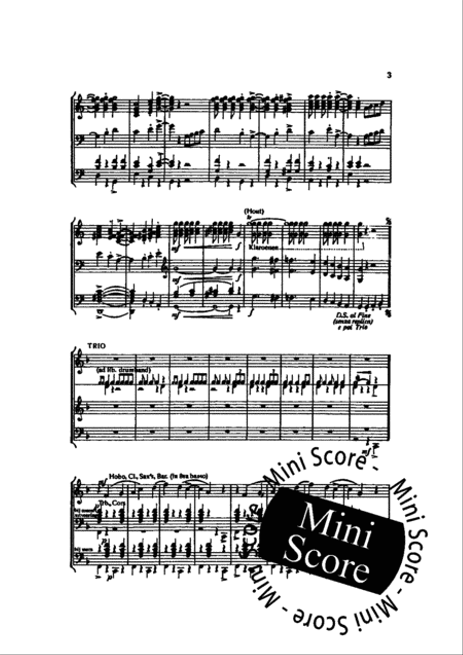 American Swing March Concert Band scores gallery preview page 5