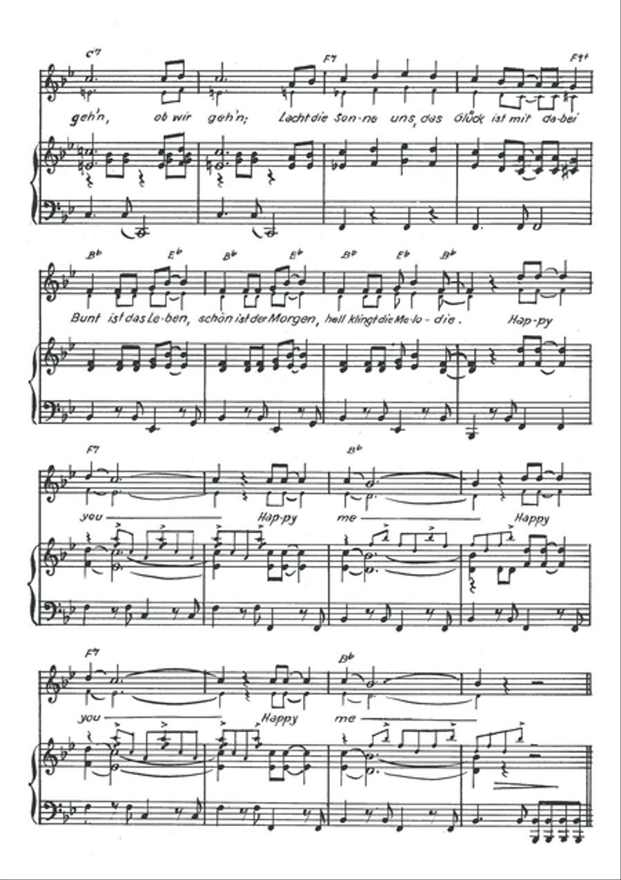 Happy You - Happy Me Happy You - Happy Me Piano, Vocal scores gallery preview page 4