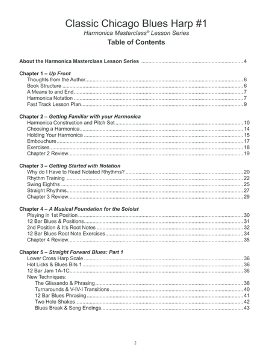 Classic Chicago Blues Harp #1 Level 2 Harmonica scores gallery preview page 3