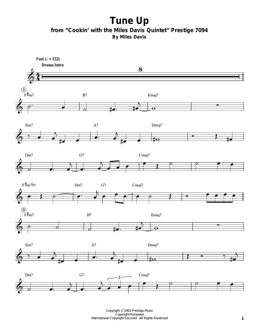 Tune Up Trumpet scores gallery preview page 1