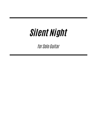 Book cover for Silent Night (for Solo Guitar with Study Guide)