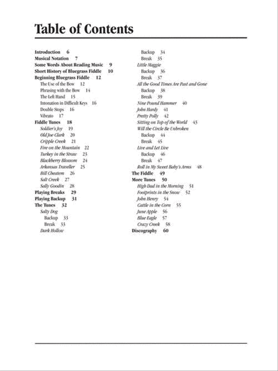 Teach Yourself Bluegrass Fiddle