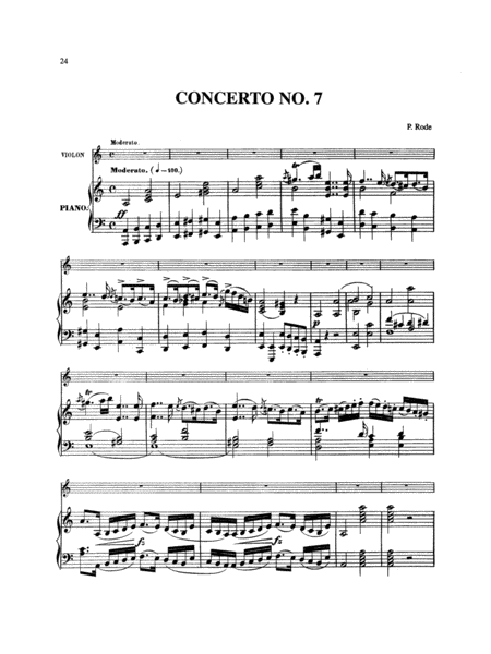 Rode: Concertos Nos. 6 and 7 (Ed. Grünwald)