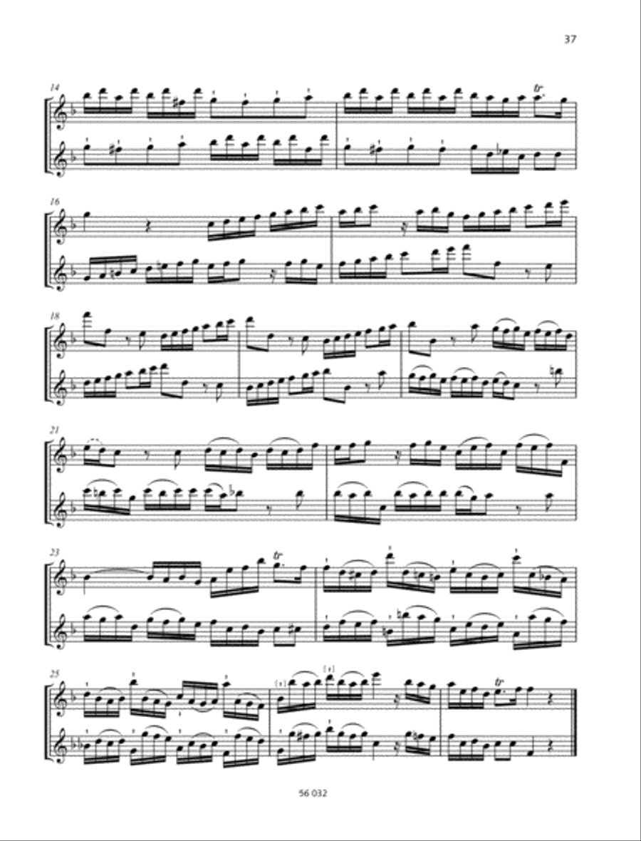 Sonata F major, TWV 40:102 Alto Recorder scores gallery preview page 2