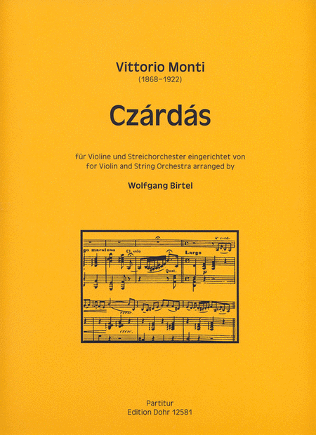 Czardas fur Violine und Streichorchester