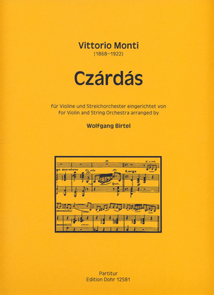 Czárdás für Violine und Streichorchester
