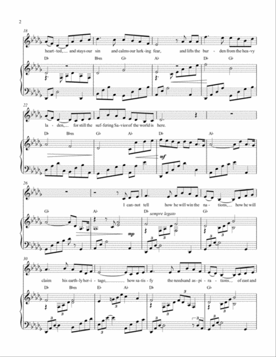 I Cannot Tell Voice scores gallery preview page 3