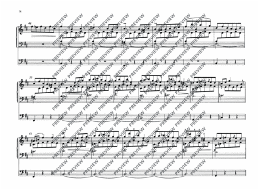 Fanfare, Cantabile and Finale Organ scores gallery preview page 15
