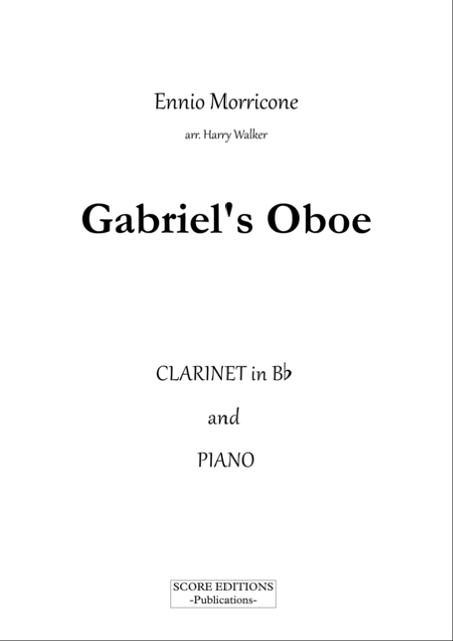 Gabriel's Oboe Clarinet Solo scores gallery preview page 2